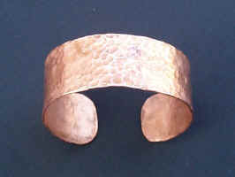1" copper bracelet