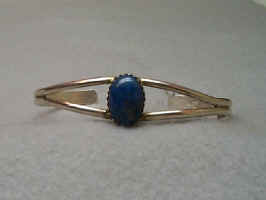 Split-Wire Sterling Silver with Lapis