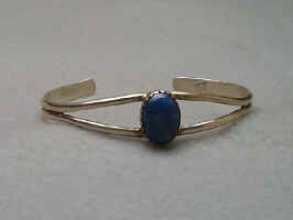 Split-Wire Sterling Silver with Lapis